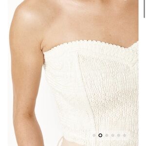 Sea New York hand smocked strapless Top